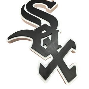 Chicago White Sox 3D Pendant – 11 Inch Wall Art / Hanging Decor Logo New